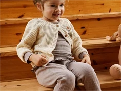 Lil Atelier birch blomsterbroderi strik cardigan